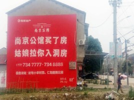 桐柏墙体广告在乡镇、农村市场的媒体优势