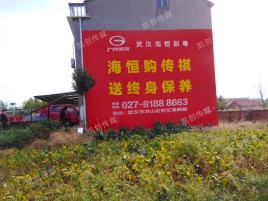 桐柏农村墙体广告给农村人民带来方便