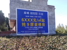 桐柏墙体广告的好处