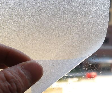 桐柏玻璃门外面粘广告用什么材料好？